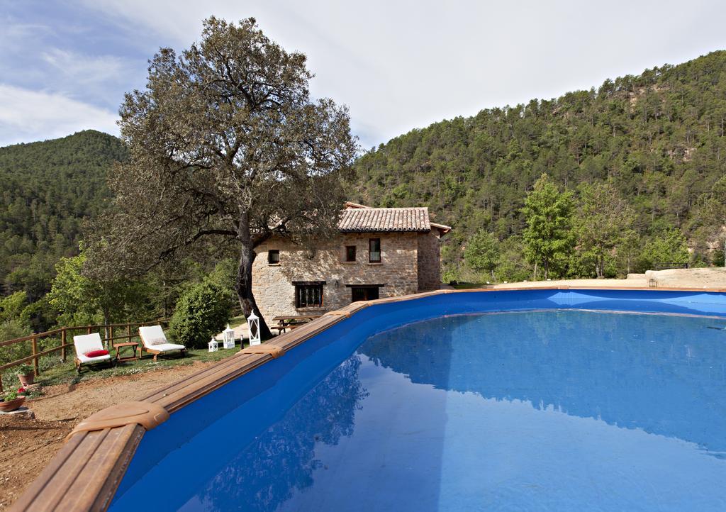 Masia Ca L'Anima Hotell La Baronia de Rialb Rom bilde