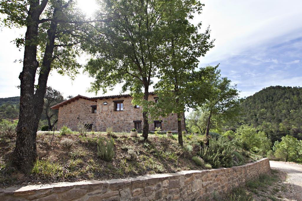 Masia Ca L'Anima Hotell La Baronia de Rialb Rom bilde