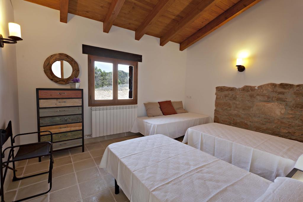 Masia Ca L'Anima Hotell La Baronia de Rialb Rom bilde